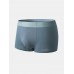 Mens Cotton Seamless Breathable Antibacterial Solid Home U Convex Pouch Boxers