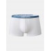 Mens Modal Cozy Solid Color Letter Waistband U Pouch Soft Boxers