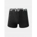 Mens Cotton Plain Loose Breathable Thin Home Elastic Mid Waist Shorts Boxers